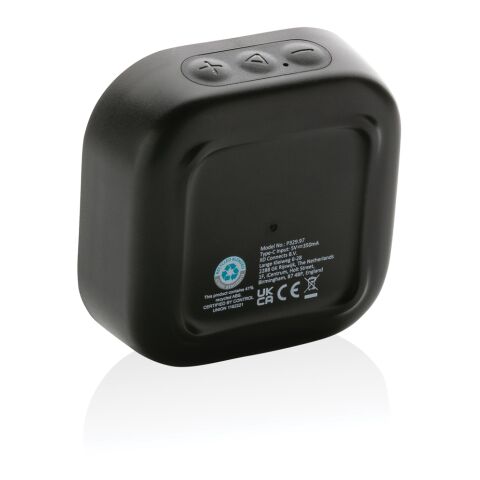 RCS recycled plastic Soundbox 3W speaker black | No Branding | not available | not available