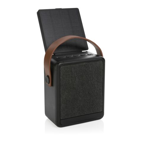 Skywave RCS recycled plastic solar speaker 12W black | No Branding | not available | not available