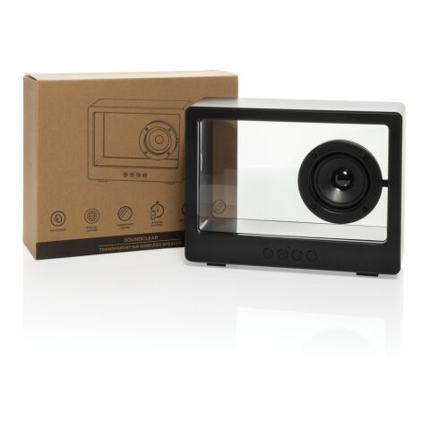Soundclear Transparent 5W wireless speaker black