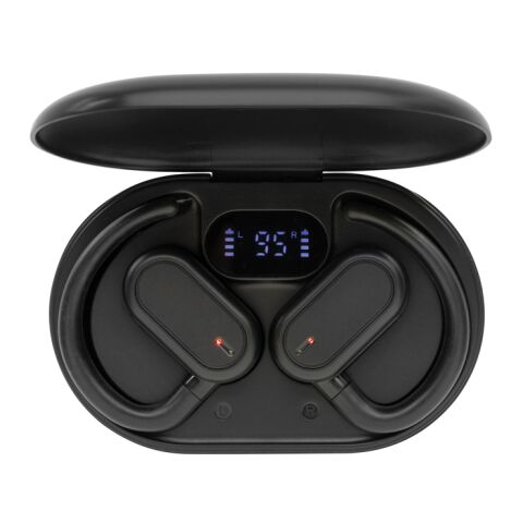 Fitsound RCS recycled plastic open ear TWS earbuds black | No Branding | not available | not available