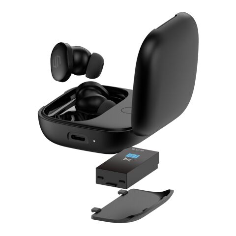 Lakewood RCS recycled and repairable wireless earbuds black | No Branding | not available | not available