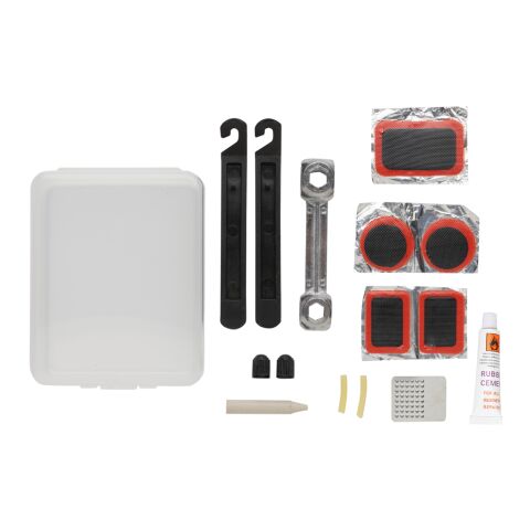 Bike repair kit compact white-black | No Branding | not available | not available