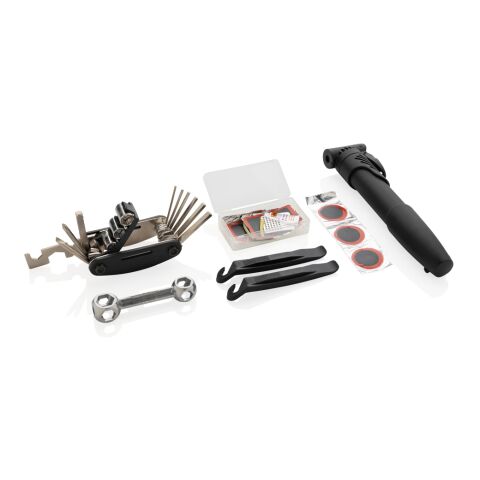 Bike repair kit 17 pcs black | No Branding | not available | not available