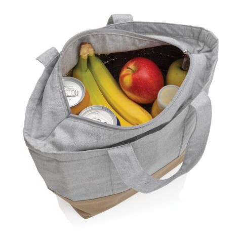 Impact Aware™ 285 gsm rcanvas cooler bag undyed grey | No Branding | not available | not available