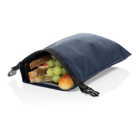 Snackstrap AWARE™ RPET foldable lunchbag 30x20CM navy | No Branding | not available | not available