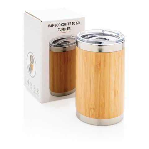 Bamboo coffee to go tumbler brown | No Branding | not available | not available