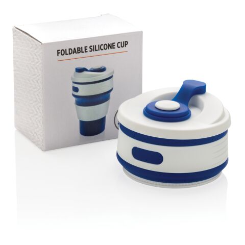Foldable silicone cup blue | No Branding | not available | not available