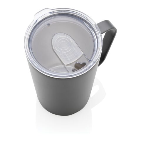 RCS Recycled stainless steel modern vacuum mug with lid anthracite | No Branding | not available | not available