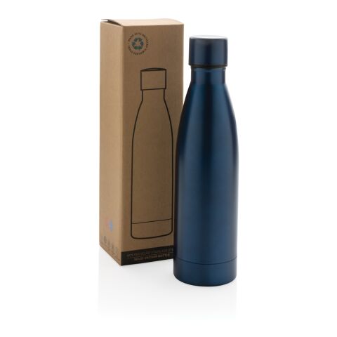 RCS Recycled stainless steel solid vacuum bottle blue