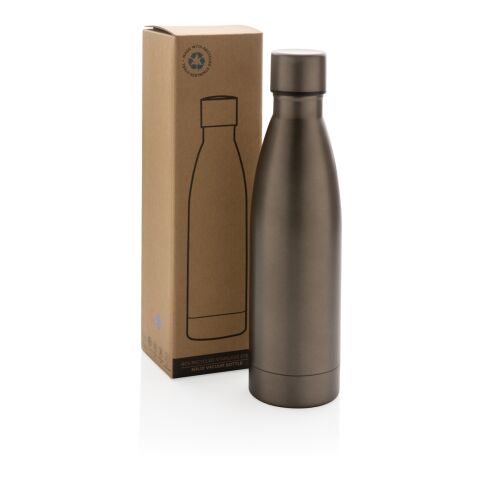 RCS Recycled stainless steel solid vacuum bottle brown | No Branding | not available | not available