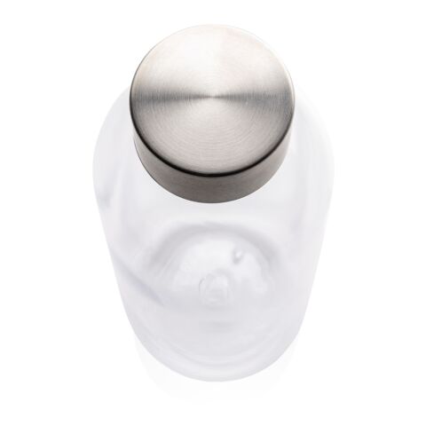 Leakproof water bottle with metallic lid White | No Branding | not available | not available