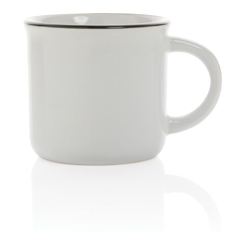 Vintage ceramic mug white-white | No Branding | not available | not available
