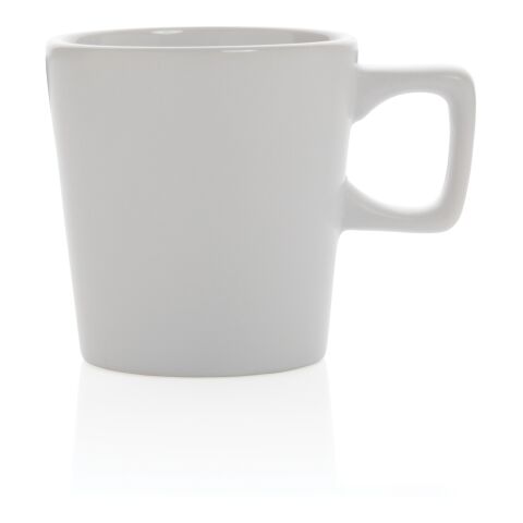 Ceramic modern coffee mug white-white | No Branding | not available | not available