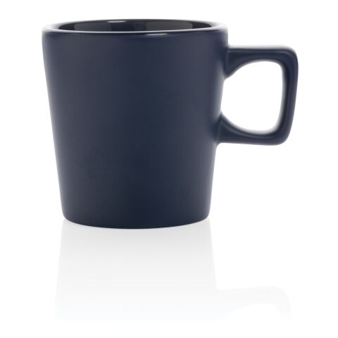 Ceramic modern coffee mug navy | No Branding | not available | not available