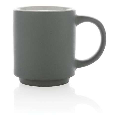 Ceramic stackable mug grey | No Branding | not available | not available