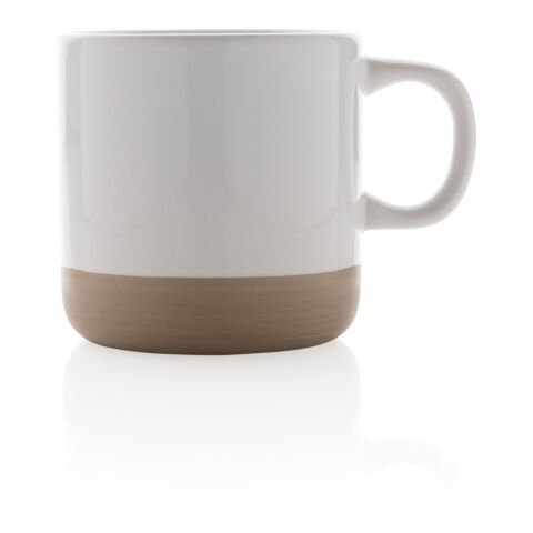 Glazed ceramic mug white | No Branding | not available | not available