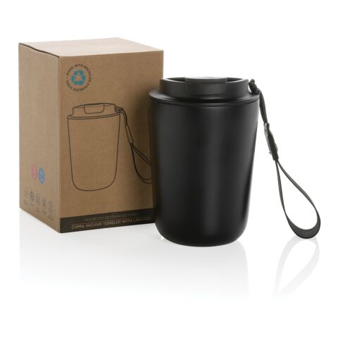 Cuppa RCS re-steel vacuum tumbler with lanyard black | No Branding | not available | not available