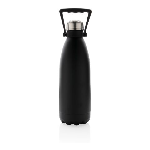 RCS Recycled stainless steel large vacuum bottle 1.5L black | No Branding | not available | not available