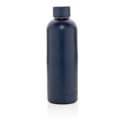 Recycled stainless steel Impact vacuum bottle blue | No Branding | not available | not available