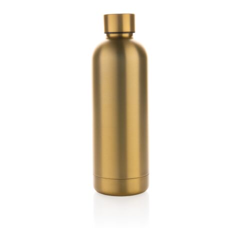 Recycled stainless steel Impact vacuum bottle golden | No Branding | not available | not available