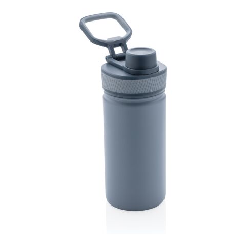 Vacuum stainless steel bottle with sports lid 550ml blue-blue | No Branding | not available | not available