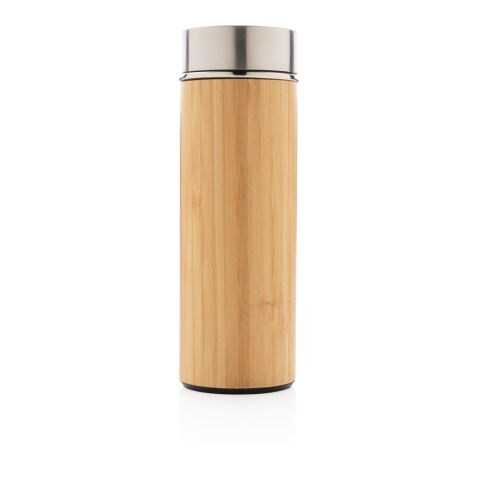 Leak proof bamboo vacuum bottle brown | No Branding | not available | not available