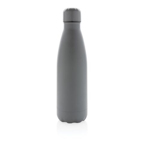 Solid colour vacuum stainless steel bottle 500 ml grey | No Branding | not available | not available