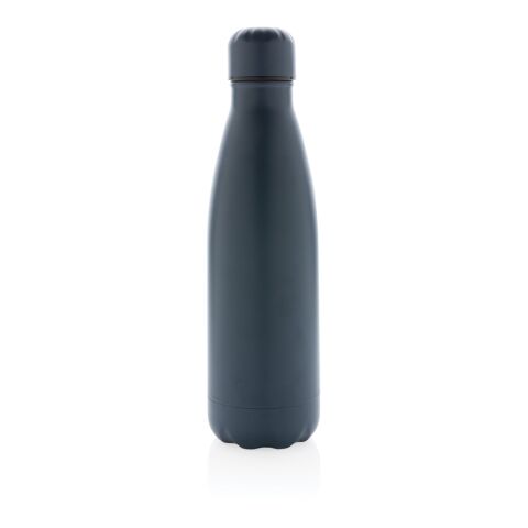 Solid colour vacuum stainless steel bottle 500 ml blue