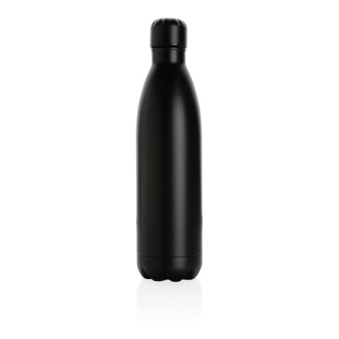 Solid colour vacuum stainless steel bottle 750ml black | No Branding | not available | not available