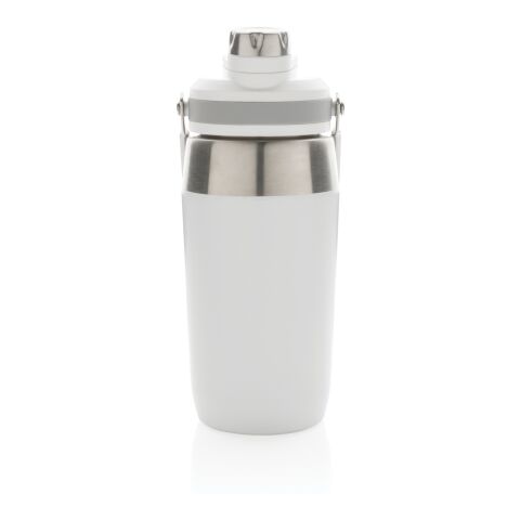 Vacuum stainless steel dual function lid bottle 500ml White | No Branding | not available | not available