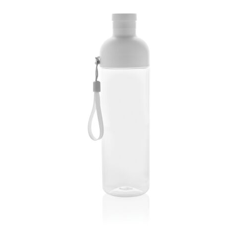 Impact RCS recycled PET leakproof water bottle 600ml white | No Branding | not available | not available