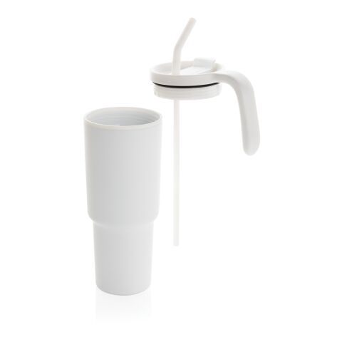 Graphic 360 RCS certified recycled steel tumbler 900ml white | No Branding | not available | not available