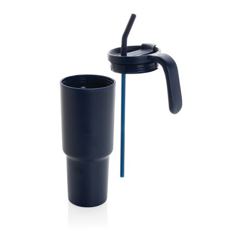 Graphic 360 RCS certified recycled steel tumbler 900ml navy | No Branding | not available | not available