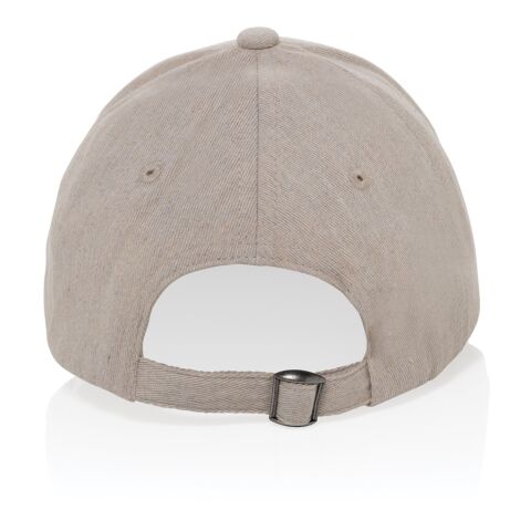 Milo AWARE™ recycled heather 6 panel cap 200gr white | No Branding | not available | not available | not available