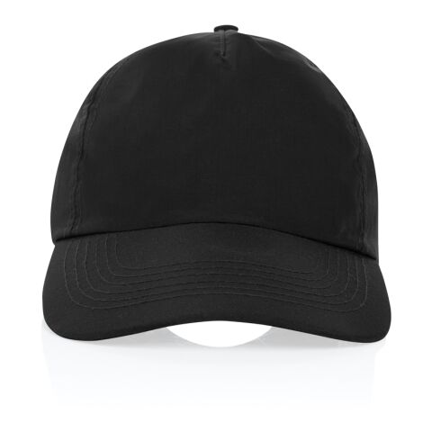KENTO URBAN RCS recycled nylon 5 pnl adventure baseball cap black