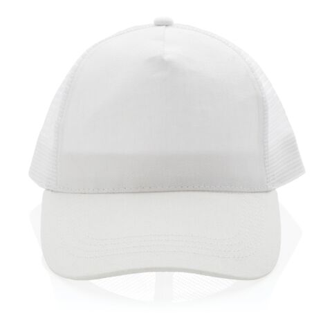 Impact AWARE™ Trucker Recycled Cotton 5 Panel Cap white | No Branding | not available | not available | not available