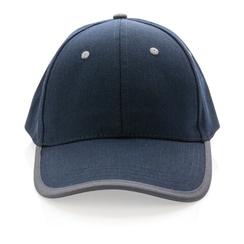 Impact AWARE™ Brushed rcotton 6 panel contrast cap 280gr navy | No Branding | not available | not available | not available
