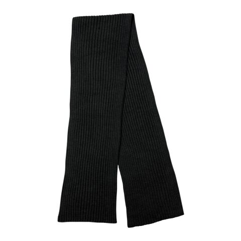 Impact AWARE™ Polylana® knitted scarf 180 x 25cm black | No Branding | not available | not available | not available