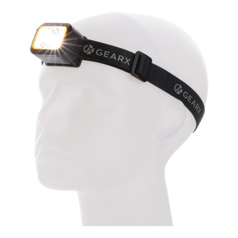 Gear X RCS rPlastic heavy duty head torch black-grey | No Branding | not available | not available