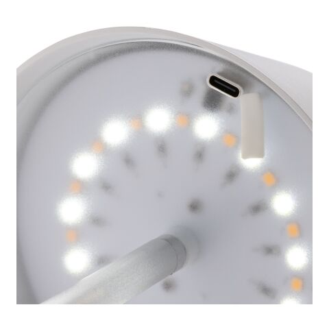 Pure Glow RCS usb-rechargeable recycled plastic table lamp White | No Branding | not available | not available