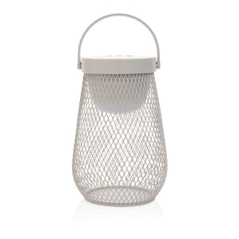 Aurora RCS recycled plastic USB re-chargeable table lamp grey | No Branding | not available | not available