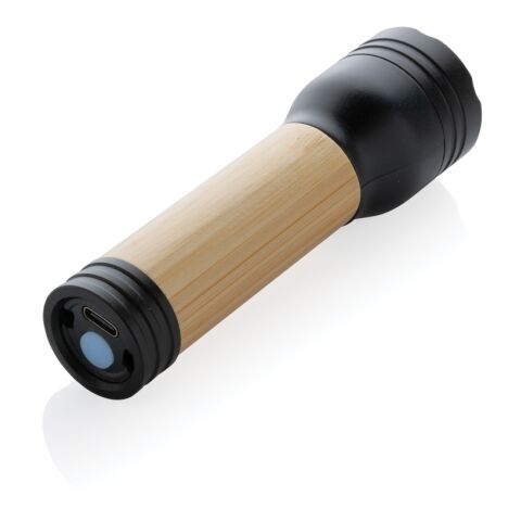 Lucid 1W RCS certified recycled plastic &amp; bamboo torch black-brown | No Branding | not available | not available