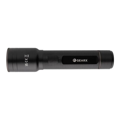 RCS recycled aluminum USB-rechargeable heavy duty torch black | No Branding | not available | not available