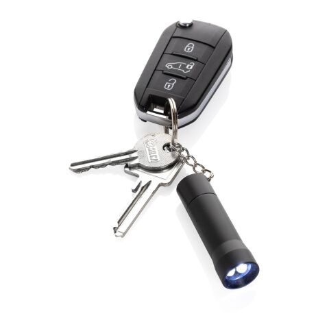 Flash RCS recycled aluminium keychain torch black | No Branding | not available | not available