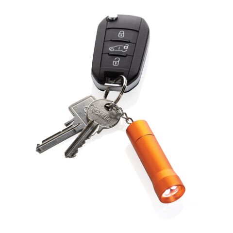 Flash RCS recycled aluminium keychain torch orange | No Branding | not available | not available