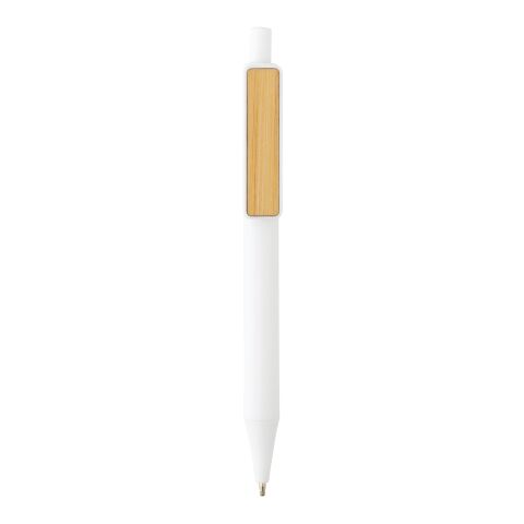 GRS RABS pen with bamboo clip White | No Branding | not available | not available