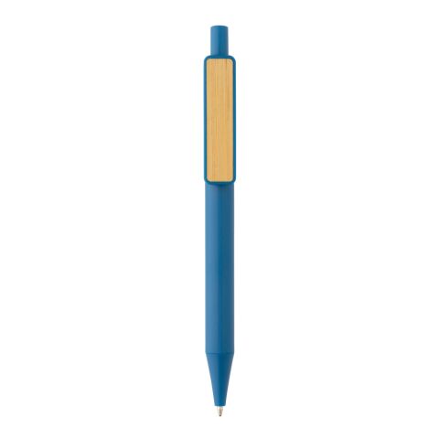 GRS RABS pen with bamboo clip blue | No Branding | not available | not available