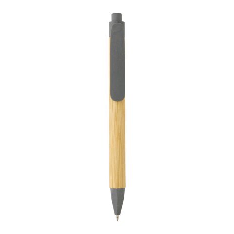 FSC®write responsible recycled paper barrel pen Charcoal Grey | No Branding | not available | not available