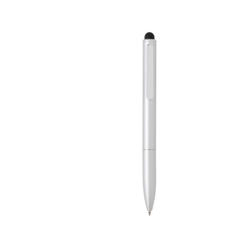 Kymi RCS certified recycled aluminium pen with stylus silver | No Branding | not available | not available