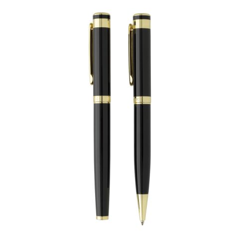Swiss Peak Luca RCS recycled brass deluxe pen set black | No Branding | not available | not available